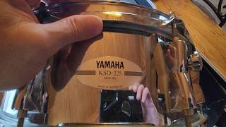A Nice Yard Sale Find -The Yamaha KDS 225 Student Snare Drum