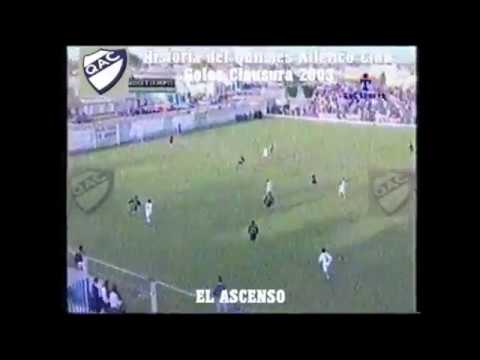 Almirante Brown de Arrecifes 1 - Quilmes Athletic Club 3 (Nacional B Clausura 2003)