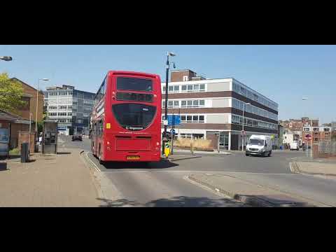 Here is the Red Double Decker stagecoach bus in Aldershot Tuesday 19 July 2022