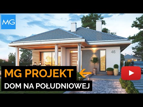 Projekt domu Dom na Południowej MG Projekt - 116,94 m2 - koszt budowy 216 tys. zł