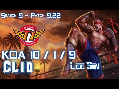 SKT T1 Clid LEE SIN vs KAYN Jungle - Patch 9.22 KR Ranked