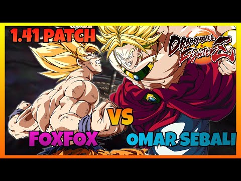 DBFZ 1.41 - FOXFOX vs OMAR SEBALI (Adult Gohan, Base Goku, SSJ Goku vs SSJ Goku, Z Broly, UI Goku)