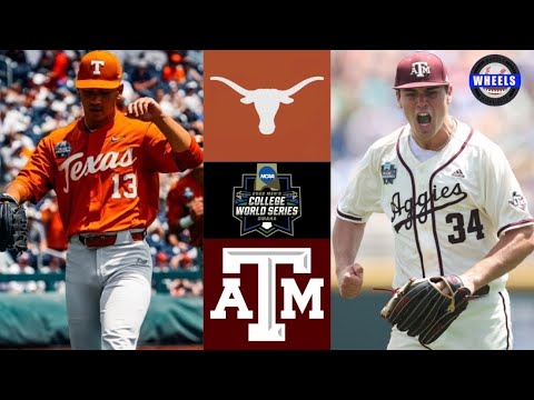 #9 Texas vs #5 Texas A&M | College World Series Elimination Game | 2022 College Baseball Highlights