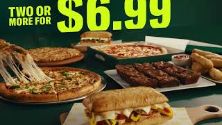 Papa John´s $6.99 Papa Pairings + 2026 + Menu Lineup Promo Video