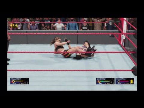 WWE 2K19 Ronda Rousey VS Sonya Deville
