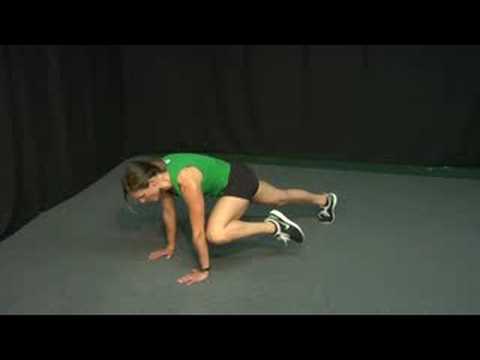 Glute &amp; Ab Exercises : Plank Knee to Elbow Exercises