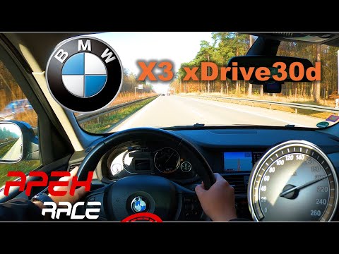 🚗 2012 BMX X3 xDrive30d | POV | German Autobahn no Speed limit