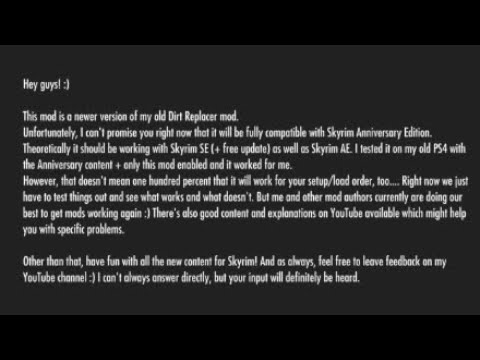 Skyrim PS4: The Mod Authors Are Working To Update Their Mods