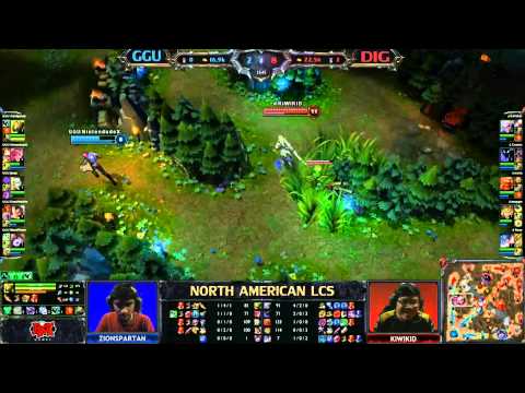 League of Legends LCS NA 2013 Week 4 DIG vs GGU