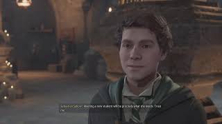 In the shadow of the undercroft. Hogwarts Legacy (Evil)