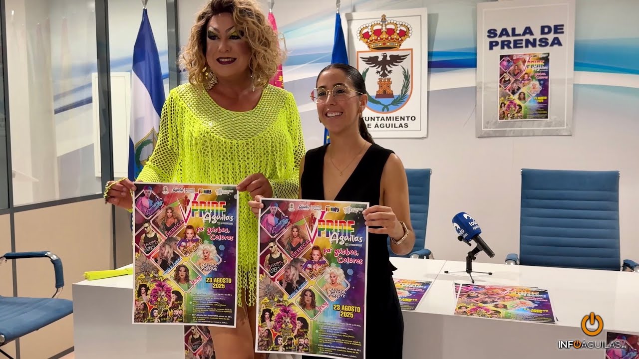 Estos son todos los artistas y novedades que ofrece el Pride de Águilas 2025, que tendrá lugar el sábado 23 de agosto