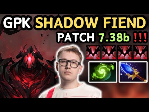 🔥 NEW PATCH 7.38b - Gpk SHADOW FIEND Midlane Gameplay Carrying🔥 - Dota 2
