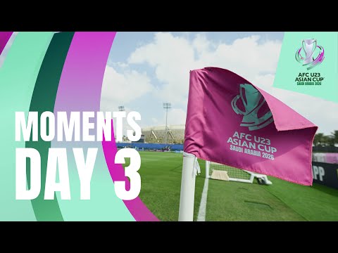 #AFCU23 Saudi Arabia 2026 | Moments - Matchday 3