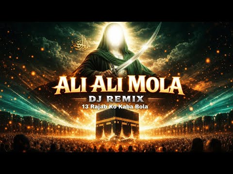 Ali Ali Mola New DJ TAN Remix 2025 🔊 | 13 Rajab Special | Heavy Bass Manqabat