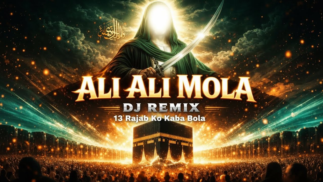Ali Ali Mola New DJ TAN Remix 2025 🔊 | 13 Rajab Special