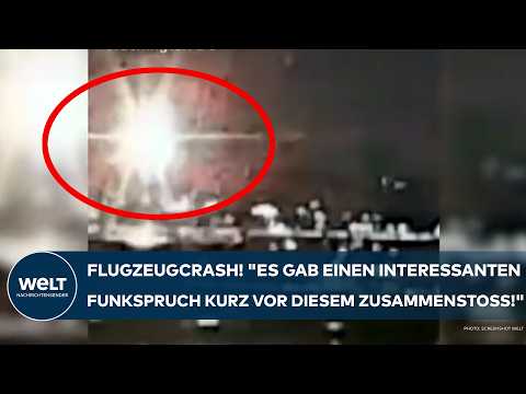 WASHINGTON: Flugzeug-Crash! "Es gab einen interessanten Funkspruch kurz vor diesem Zusammenstoß!"