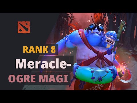 Meracle- (Rank 8) plays Ogre Magi Dota 2 Full Game
