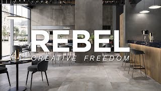 Flaviker Rebel tegel 80x80cm - Bronze