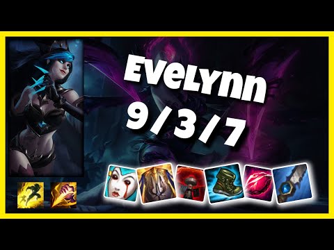 KOREAN Challenger Evelynn JUNGLE (9/3/7) vs HECARIM Gameplay Replay - Patch 10.20