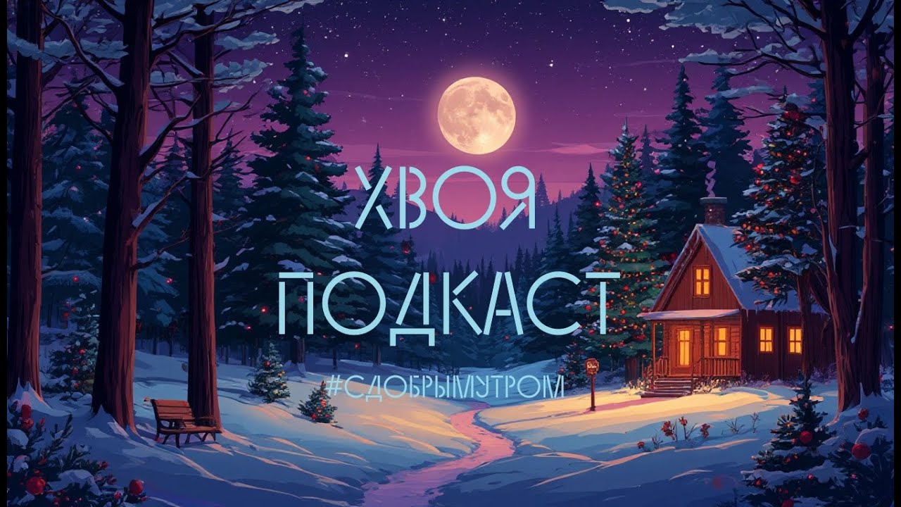 🌲 *19 #СДОБРЫМУТРОМ | до встречи в 2026 | Сова - Первый снег | ХВОЯ ПОДКАСТ