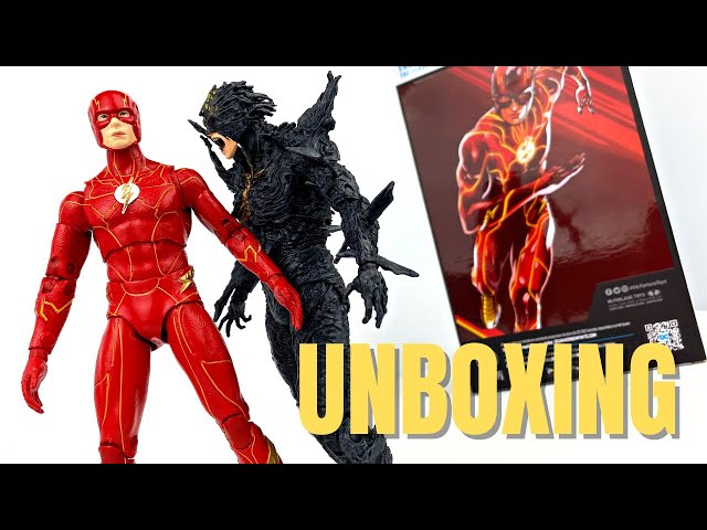 Vídeo relacionado con BANDAI - McFarlane Figura DC Película The Flash, Dark Flash, Villano Multicolor TM15526