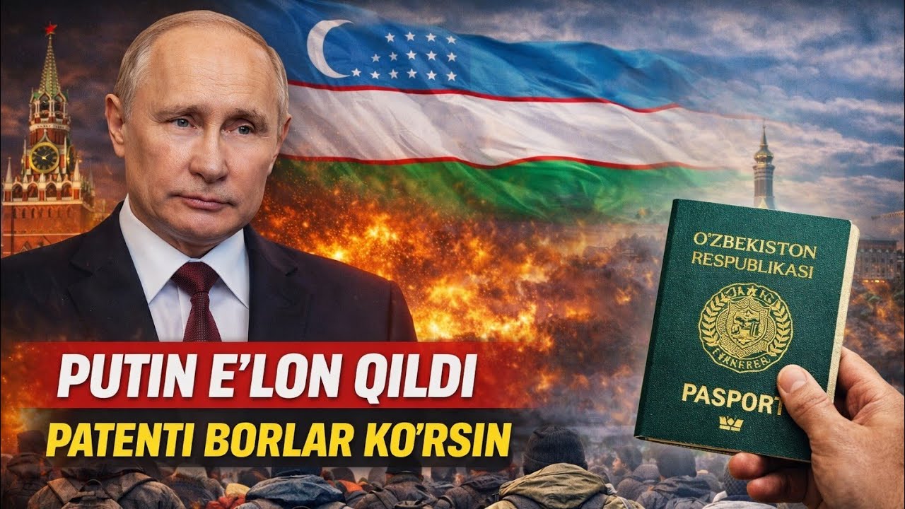 6-ЯНВАР РОССИЯДА ПАТЕНТИ БОРЛАР МИГРАНТЛАР ТЕЗ КУРИНГ ТАРКАТИНГ...