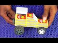 Mini SUV Car Making Use Matchbox Sticks Giant Wheels For Moving Toy Cars Doodle MatchCraft