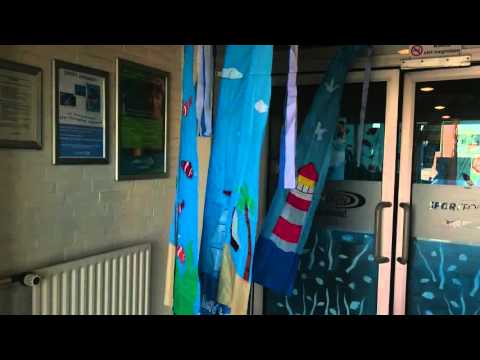 Onderwaterwereld disco in Zwembad De Hooghe Waerd