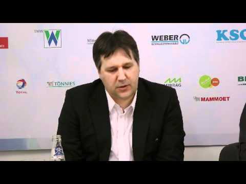 Pressekonferenz Mitteldeutscher Basketball Club - webmoebel Baskets Paderborn; 24. Spieltag