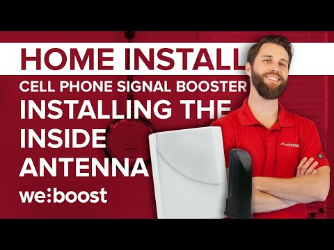 Installing the Inside Antenna - Cell Phone Signal Booster Home Install Series (4 of 6) | weBoost