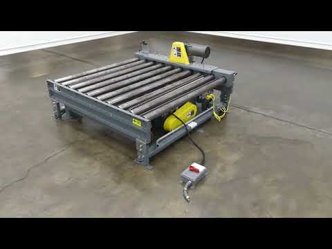 E21054 - 60"L x 63"W Chain Driven Roller Conveyor