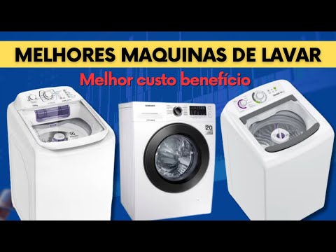 ✅ Top 3 Melhores Máquinas de Lavar Roupas - Análise melhor custo benefício!