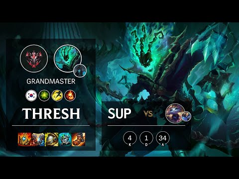 Thresh Support vs Yuumi - KR Grandmaster Patch 11.13