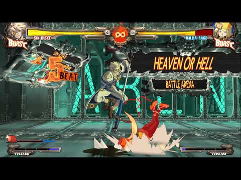 Guilty Gear Xrd Rev 2 Sin bnb into meterless mixup