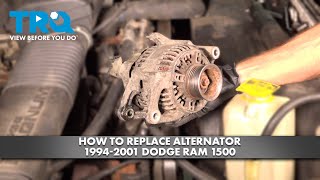 How to Replace Alternator 1994-2001 Dodge Ram 1500