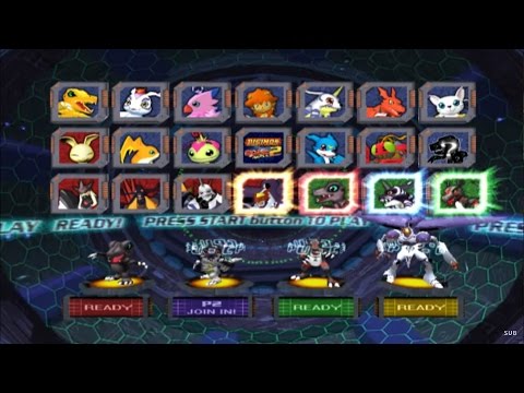 Digimon Rumble Arena 2 All Characters [PS2]