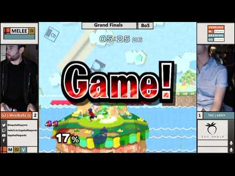 Grand Finals: G2 | Westballz(Falco) vs. TNC | Army(Ice Climbers) [Melee @ Verdugo #37]