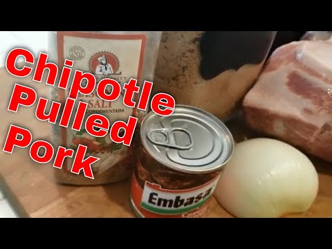 Best pulled pork recipe slow cooker | Chipotle Pulled Pork #ForScience #crock pot