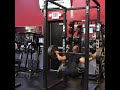 Natural bodybuilder squats 315