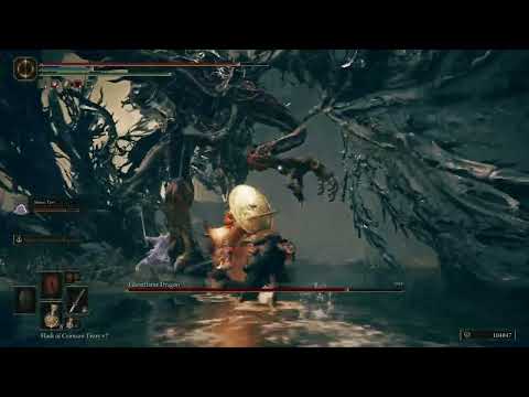ELDEN RING SHADOW OF THE ERDTREE DLC - Walkthrough (No Commentary) Part 5 (Ghostflame Dragon Boss)