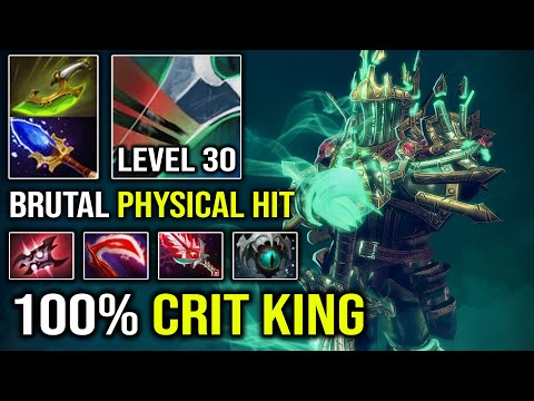 NO NEED RADIANCE 100% Crit God Brutal Hit Like a Truck Wraith King with Skadi Slow + Desolator DotA