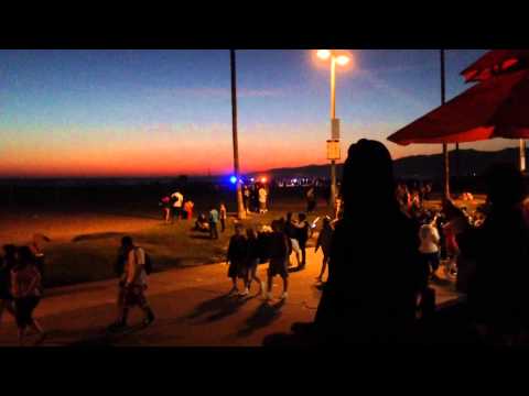 Drum circle Venice Beach