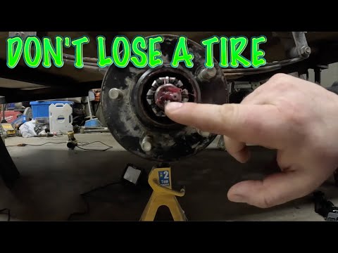 DIY HOW TO REPLACE TRAILER BEARINGS | 3500LB AXLE