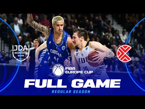 Regular Season | JDA Dijon Basket v KK Cibona | Full Basketball Game | FIBA Europe Cup 2025-26