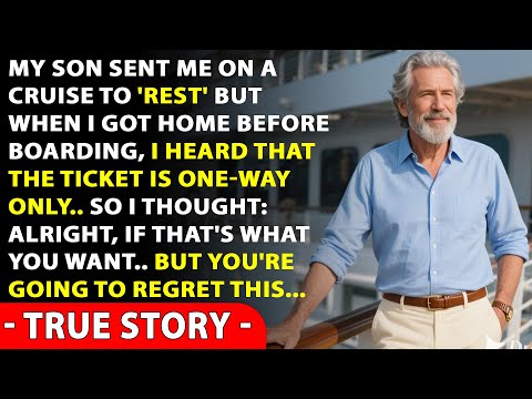 MY SON SENT ME ON A CRUISE TO RELAX   BUT ONLY WITH A ONE WAY TICKET