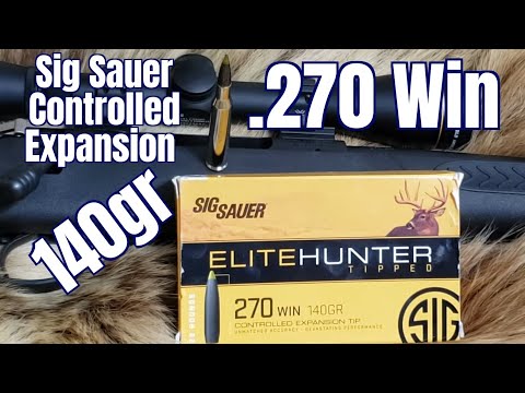 270 Sig Sauer Controlled Expansion 140gr Review