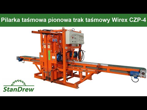 Pilarka taśmowa pionowa trak taśmowy Wirex CZP 4 - StanDrew maszyny stolarskie