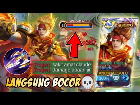 LANGSUNG BOCOR! BUILD CLAUDE PENGHANCUR META HEAL! SESAKIT APA DAMAGENYA? | TOP GLOBAL CLAUDE - MLBB