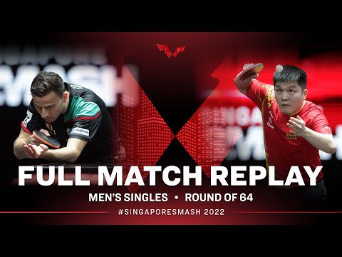 FULL MATCH | FAN Zhendong (CHN) vs APOLONIA Tiago (POR) | MS R64 | #SingaporeSmash 2022