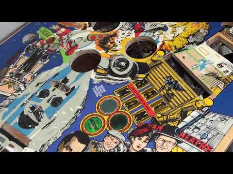 Data East´s Batman pinball playfield restoration